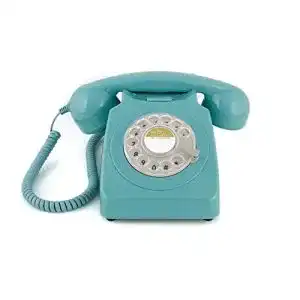 Wählscheiben-Telefon GPO 746ROTARYBLU Retro, 70er Jahre