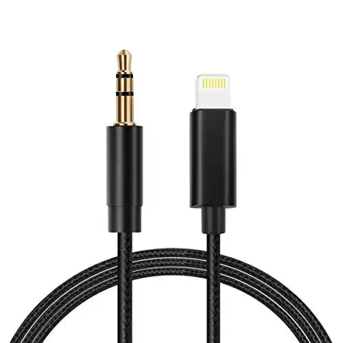 Lightning auf Klinke LcueGuk Aux Kabel iPhone MFi Zertifiziert
