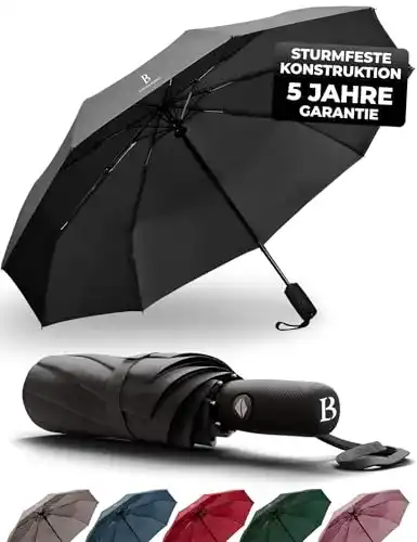 Regenschirm sturmfest LOGAN & BARNES, Teflon-Beschichtung