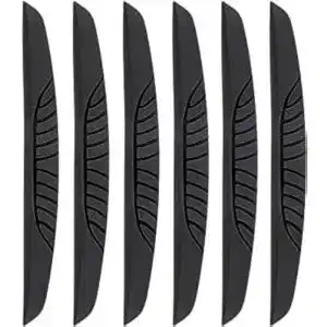 Türkantenschutz Auto maison de rêve, 6 Pcs Black
