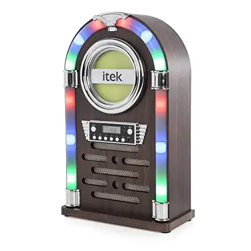 Musikbox iTek I60018CD Bluetooth-Jukebox mit CD-Player