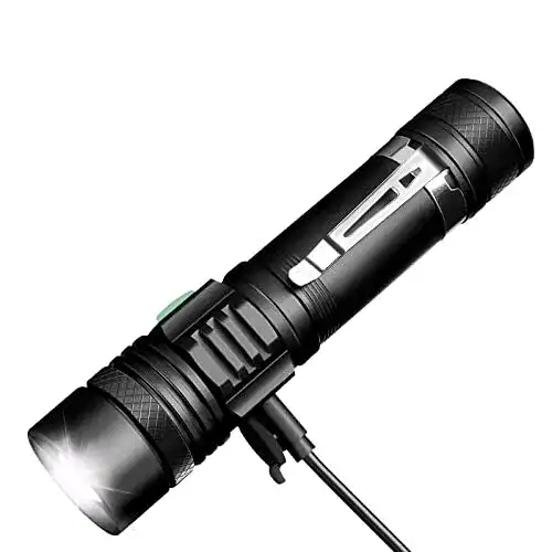 Taschenlampe (aufladbar) Winzwon LED Taschenlampe, USB