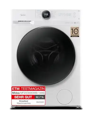 Midea-Waschmaschine Midea MF200W80WB-14AS nur 48 cm tief