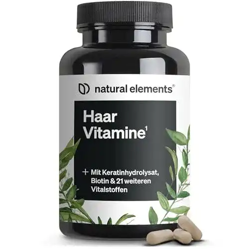 Haar-Vitamine natural elements Haar Vitamine – 180 Kapseln