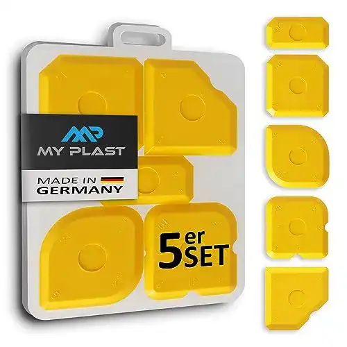 Fugenglätter My Plast (gelb) – PROFI Fugenabzieher Set für Silikon