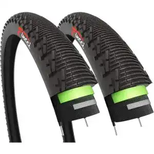 Fahrradreifen (26 Zoll) Fincci Paar 26 x 1,95 Zoll 53-559 Slick