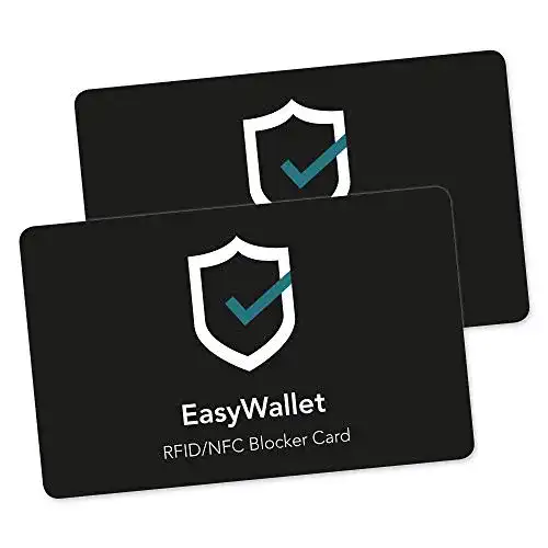 RFID-Schutzkarte EasyWallet RFID Blocker Karte extra dünn, 2 St.