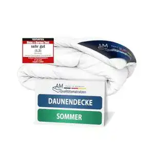 Bettdecke 135 x 200 DormiGood 100% Daunen Sommer