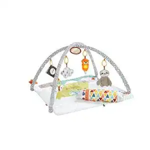 Krabbeldecke mit Spielbogen Fisher-Price HBB74, 5 Sinne