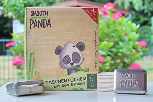 Taschentücher Smooth Panda – aus Bambus 3 Lagen 360 Stück