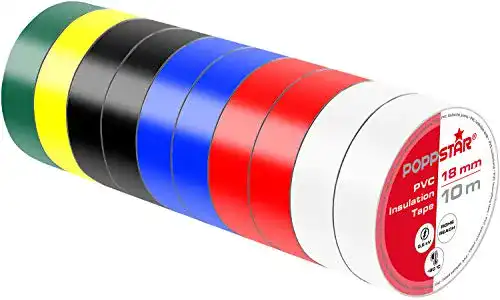 Isolierband POPPSTAR 10x 10m Universal, PVC Dichtband