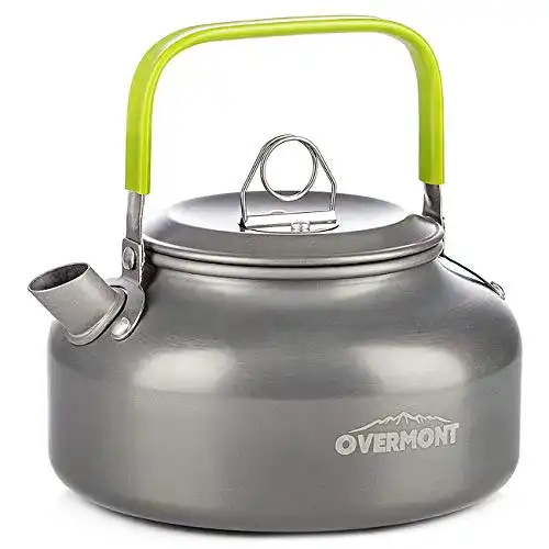 Wasserkessel OVERMONT Camping Wasserkocher Kessel, 0,8I