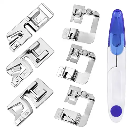 Nähfuß Tundi Reißverschluss Set, 2 Größen Nähmaschinen Fuß