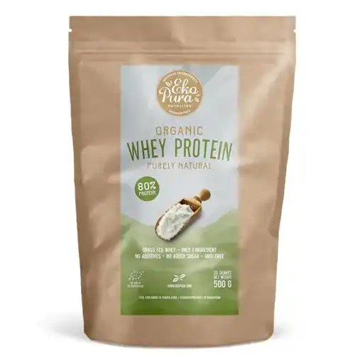 Bio Whey Protein Ekopura, Purely Natural, 80% Protein, 500g