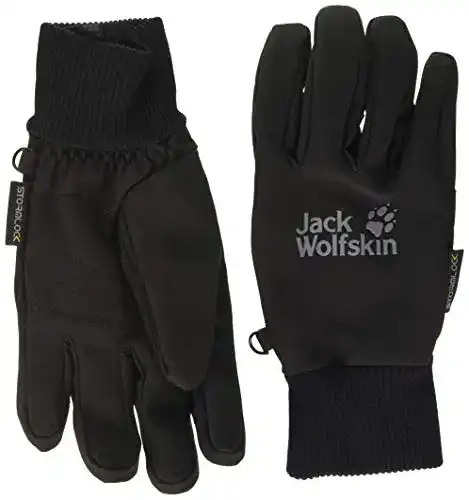 Handschuhe Jack Wolfskin Damen Supersonic Glove, Black, XS
