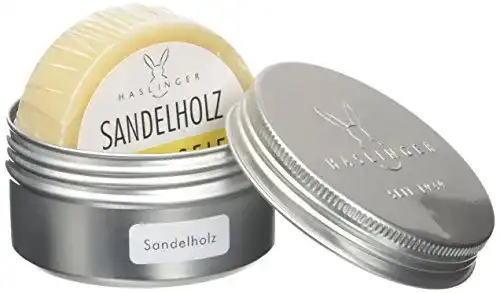 Haslinger Seifen Haslinger Sandelholz Rasierseife im Alukoffer