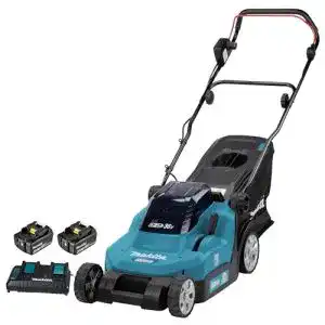Makita-Rasenmäher Makita DLM382PM2 Akku-Rasenmäher 2×18 V