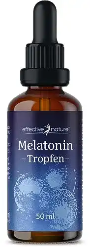Melatonin effective nature Tropfen, 50 ml für 18 Monate