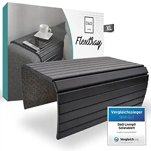 Sofatablett D&D Living ® Couch Ablage flexibel für Armlehne