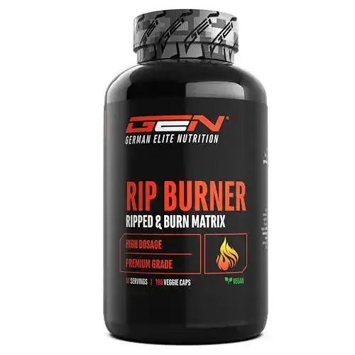 Die beste Fatburner GEN GERMAN ELITE NUTRITION RIP - Hochdosiert 2026 Test Bestseller Fatburner GEN GERMAN ELITE NUTRITION RIP – Hochdosiert