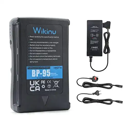 V-Mount-Akku Wikinu 95Wh 6600mAh V-Mount/V-Lock Akku