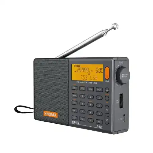 Weltempfänger XHDATA D-808 Tragbar, digital, UKW-Stereo