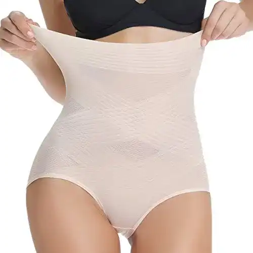 Bauchweg-Slip WOWENY Bauchweg Unterhose Damen, Hautfarbe
