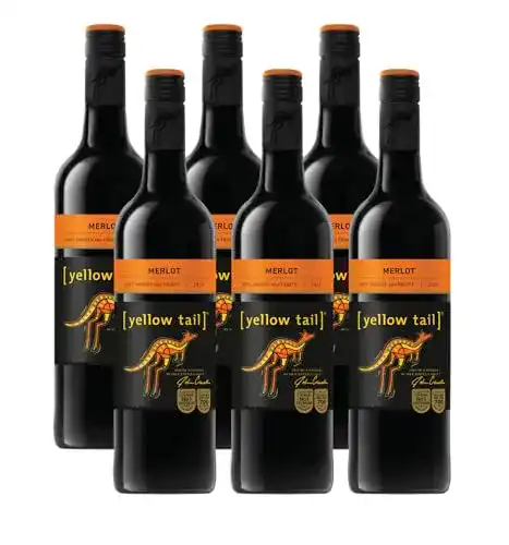 Merlot yellow tail – Halbtrockener, fruchtiger Rotwein aus Australien
