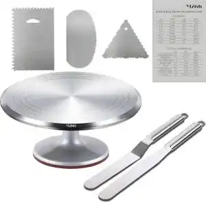 Tortendrehteller Yizish Tortenplatte Drehbar Aluminiumlegierung