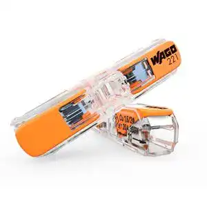 Wago-Klemmen Wago Klemme, 2-Leiter, 4 mm², Durchgangs