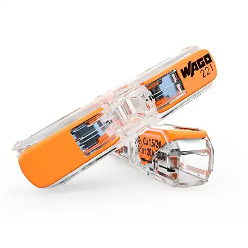 Wago-Klemmen Wago Klemme, 2-Leiter, 4 mm², Durchgangs