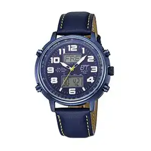 Funk-Solaruhr Herren ETT Eco Tech Time Funk Solar Weltzeit Herren Uhr