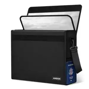 Feuerfeste Dokumententasche JUNDUN Geldtasche, wasserdicht