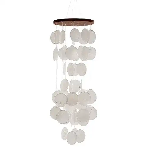 Windspiel HAB & GUT, HA105, weiß, Perlmutt, 60 cm