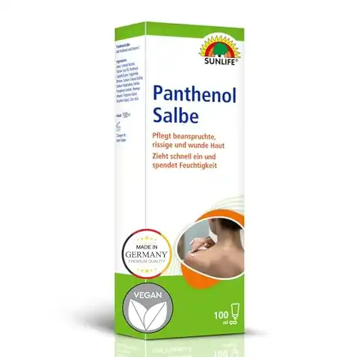 Panthenol Sunlife Schutz- Pflegesalbe 100 ml Salbe mit Vitamin E