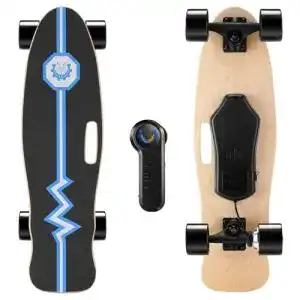 E-Longboard Caroma Longboard Elektro Skateboard, 82cm