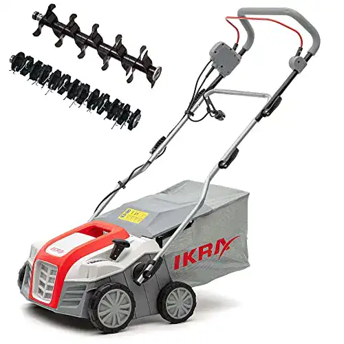 Vertikutierer mit Lüfterwalze IKRA Elektro Vertikutierer