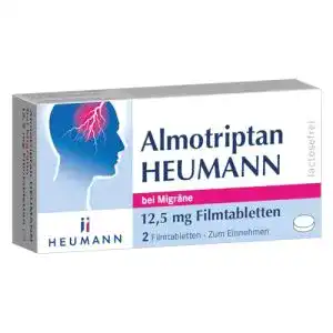 Migräne-Tabletten Heumann Almotriptan bei Migräne 12,5 mg