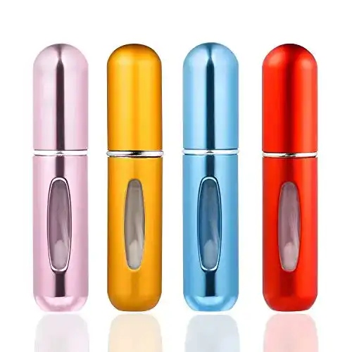 Flakon ZWOOS 4 Stück 5ml Parfümzerstäuber, Nachfüllbar