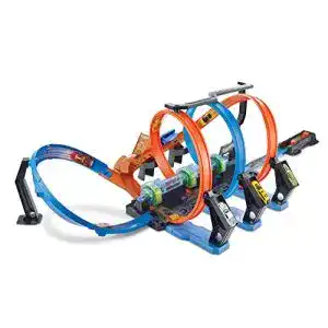 Hot-Wheels-Bahn Hot Wheels FTB65 -Korkenzieher-Crash-Trackset