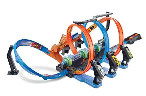 Hot-Wheels-Bahn Hot Wheels FTB65 -Korkenzieher-Crash-Trackset