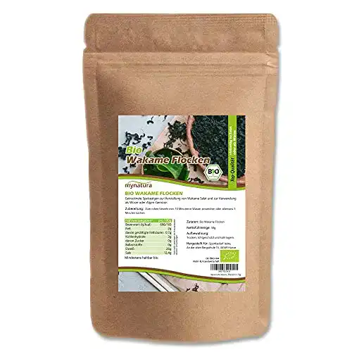 Wakame Mynatura Bio Flocken 50g, Alge, getrocknet