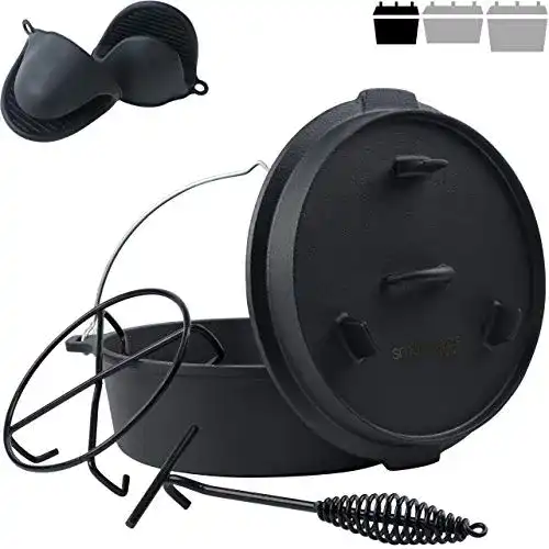 Dutch Oven ohne Füße smartpeas Medium Dutch Oven 3,4 L