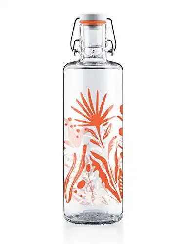 Glas-Trinkflasche 1l Soulbottles soulbottle 1,0l Wildblumen