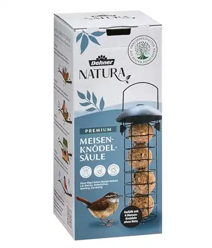 Die beste Meisenknödelhalter Dehner Natura Wildvogel-Futtersäule, 4 Knödel 2026 Test Bestseller Meisenknödelhalter Dehner Natura Wildvogel-Futtersäule, 4 Knödel