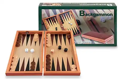 Backgammon Aquamarine Games  –  Reise-compudid sg1019