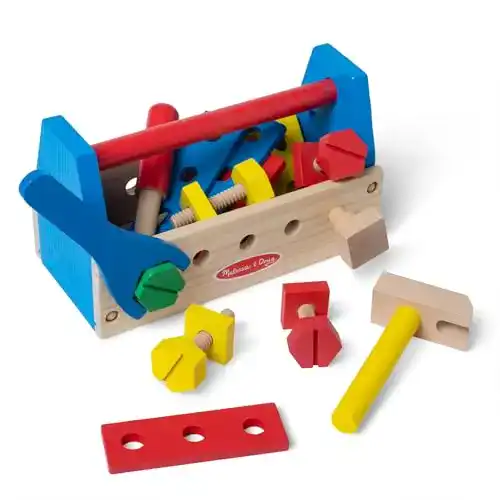 Werkzeugkasten Kinder Melissa & Doug Tragbarer aus Holz