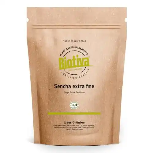 Grüntee Biotiva Sencha Bio 1000g, Top Sencha, mild, leicht grasig
