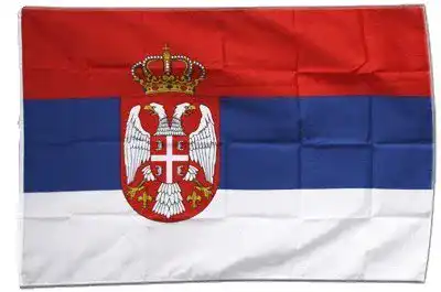 Serbien-Flagge Flaggenfritze Fahne Flagge Serbien 30 x45 cm