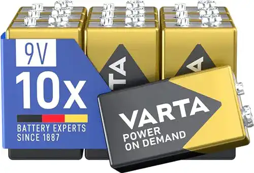 9V-Batterie Varta Power on Demand 9V Block, 10er Pack